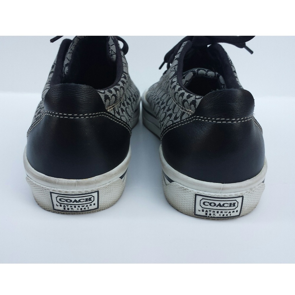Coach Bobbi Black And Gray Sneakers Size 7B - Picture 5 of 7